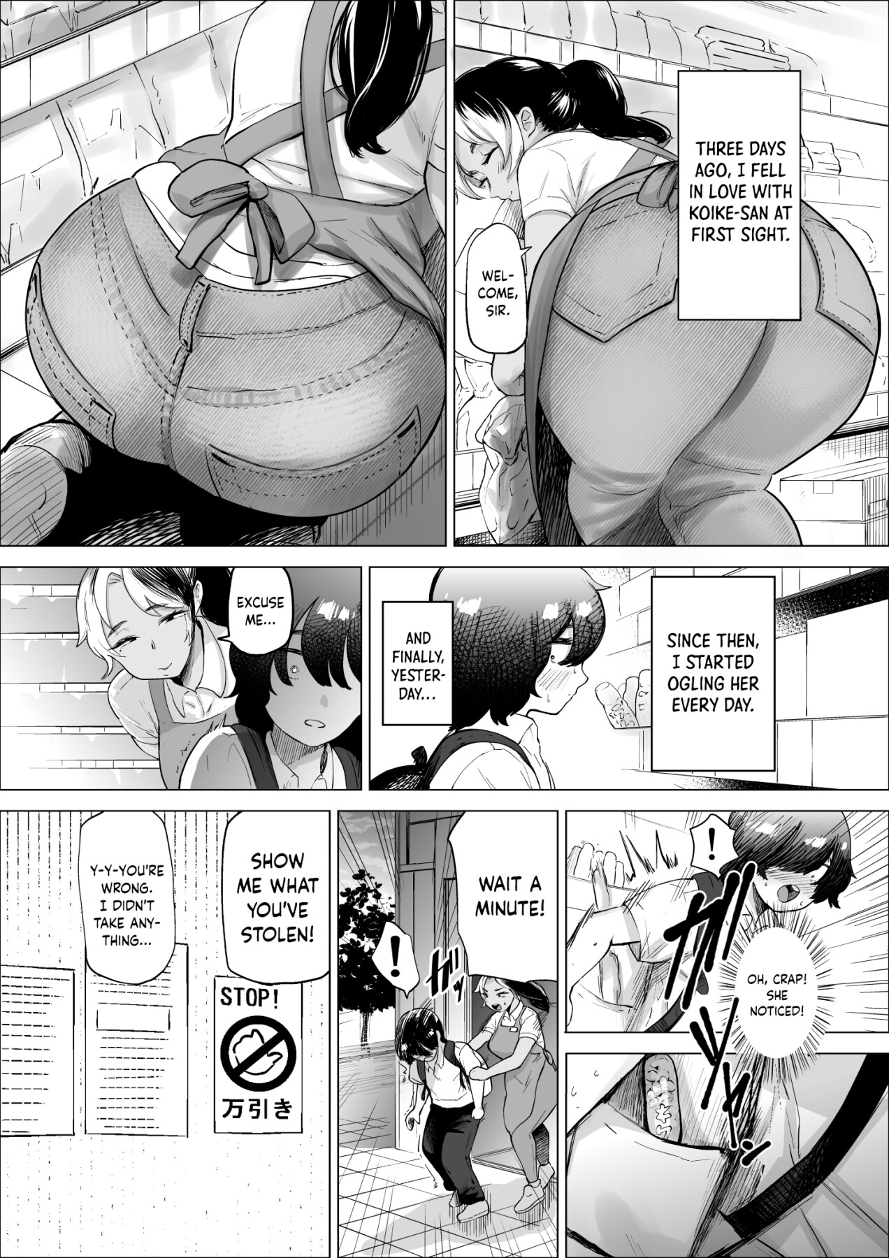 Hentai Manga Comic-The Shoplifting Boy and The Part-time Housewife-Read-4